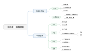 微表情 导图