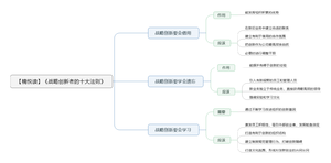 战略创新者的十大法则 导图