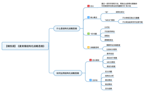 麦肯锡结构化战略思维 导图