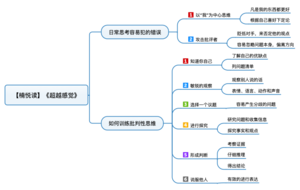 超越感觉 导图