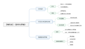游戏化思维导图