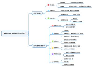 自尊的六大支柱 导图