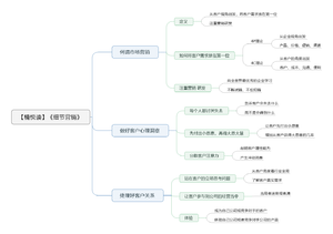 细节营销导图