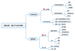 脑子不会好好睡 导图