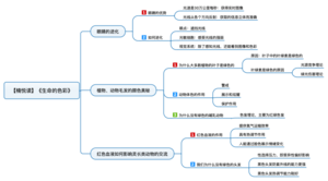 生命的色彩 导图