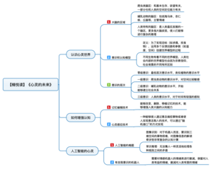 心灵的未来 导图